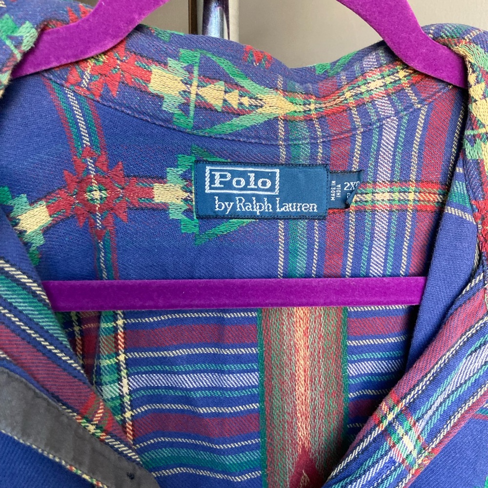 Vintage Ralph Lauren Navajo weave 2XB. Excellent usedcondition.